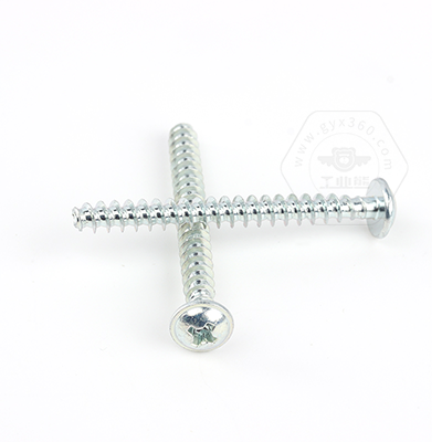 <a href=http://m.fstdbj.com/ target='_blank'>工業(yè)熊</a>10B21碳鋼環(huán)保藍(lán)白鋅(48/72h)十字盤頭帶墊平尾塑膠件專用自攻釘Q/GYX